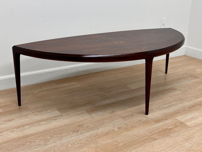 Mid Century Half Moon Table by Silkeborg of Denmark