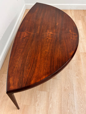 Mid Century Half Moon Table by Silkeborg of Denmark