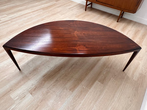 Mid Century Half Moon Table by Silkeborg of Denmark