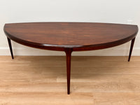 Mid Century Half Moon Table by Silkeborg of Denmark