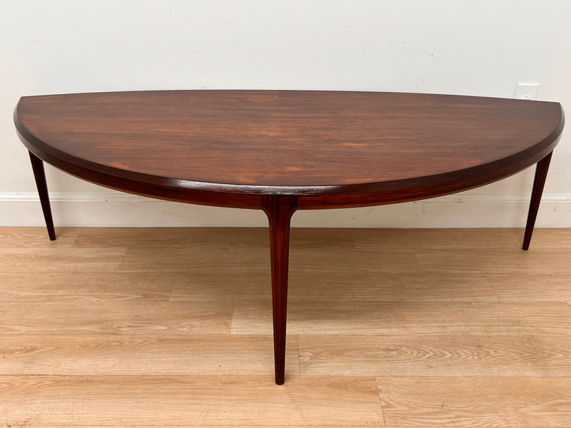 Mid Century Half Moon Table by Silkeborg of Denmark