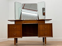 Mid Century Triple Mirror Vanity by E Gomme Ltd