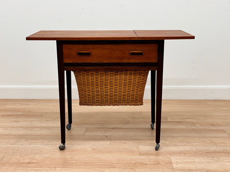 Mid Century Sewing trolley made in Denmark