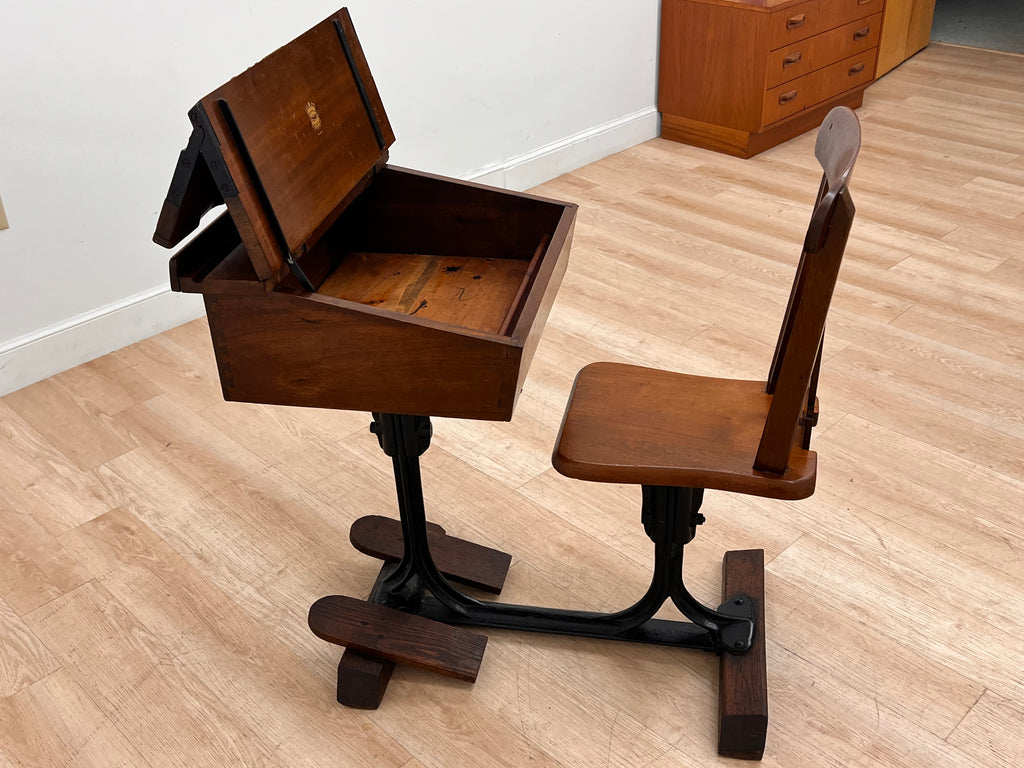 Mid Century School desk 1950s