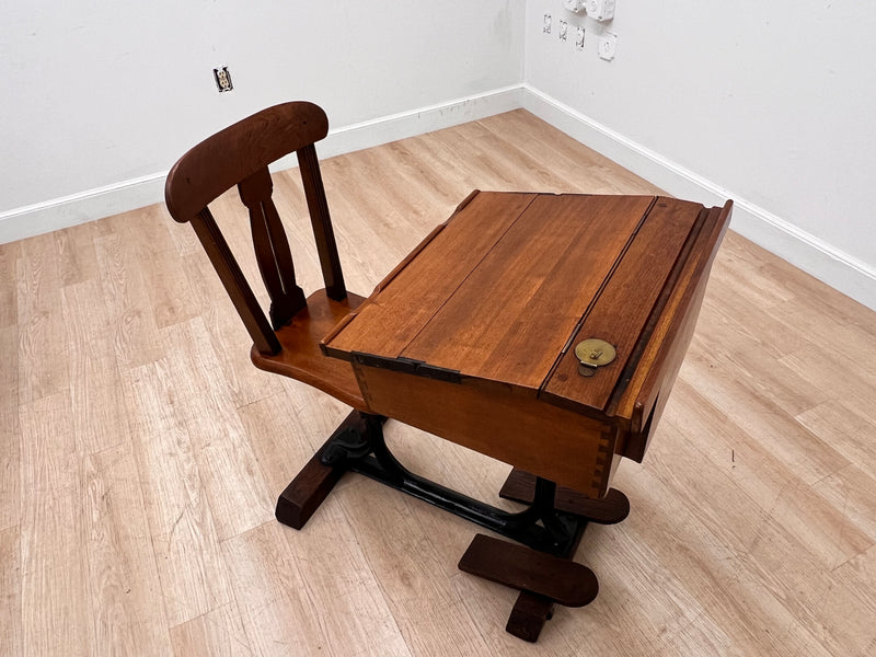 Mid Century School desk 1950s