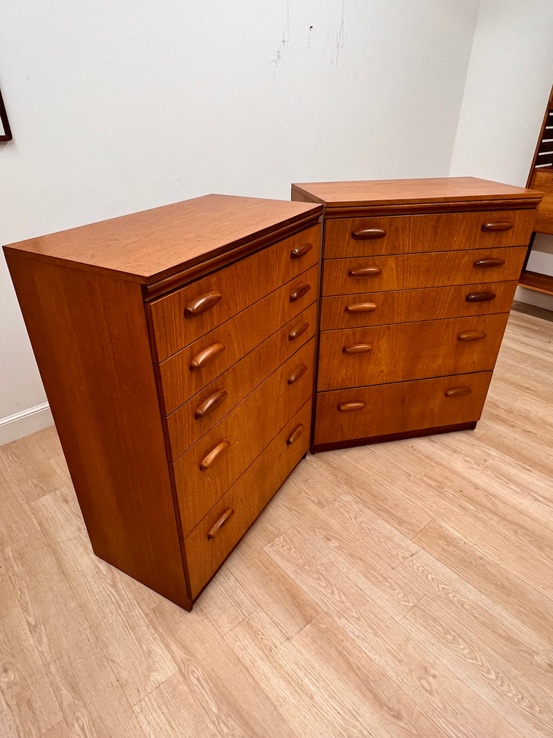 Mid Century Pair of Dressers/Drawers  by William Lawrence