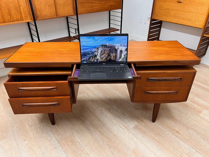 Mid Century Teak Desk by VB Wilkins for G Plan
