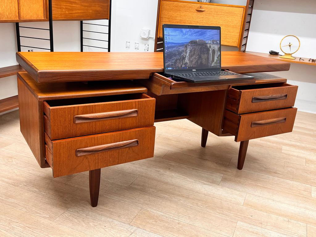 Mid Century Teak Desk by VB Wilkins for G Plan