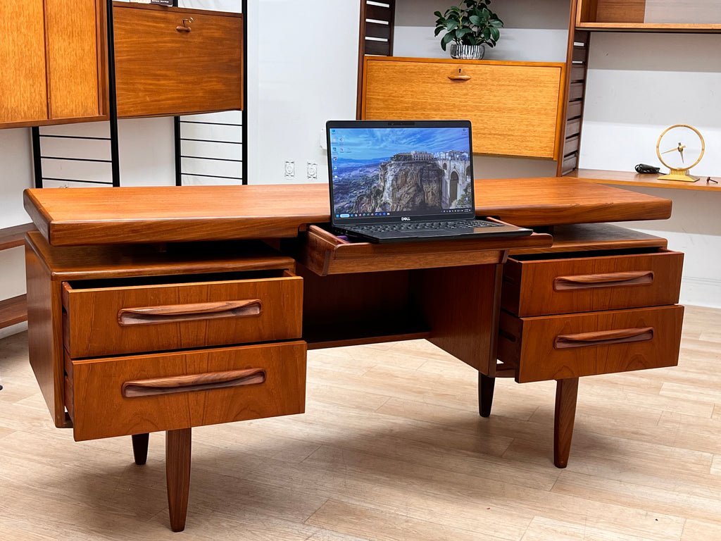 Mid Century Teak Desk by VB Wilkins for G Plan