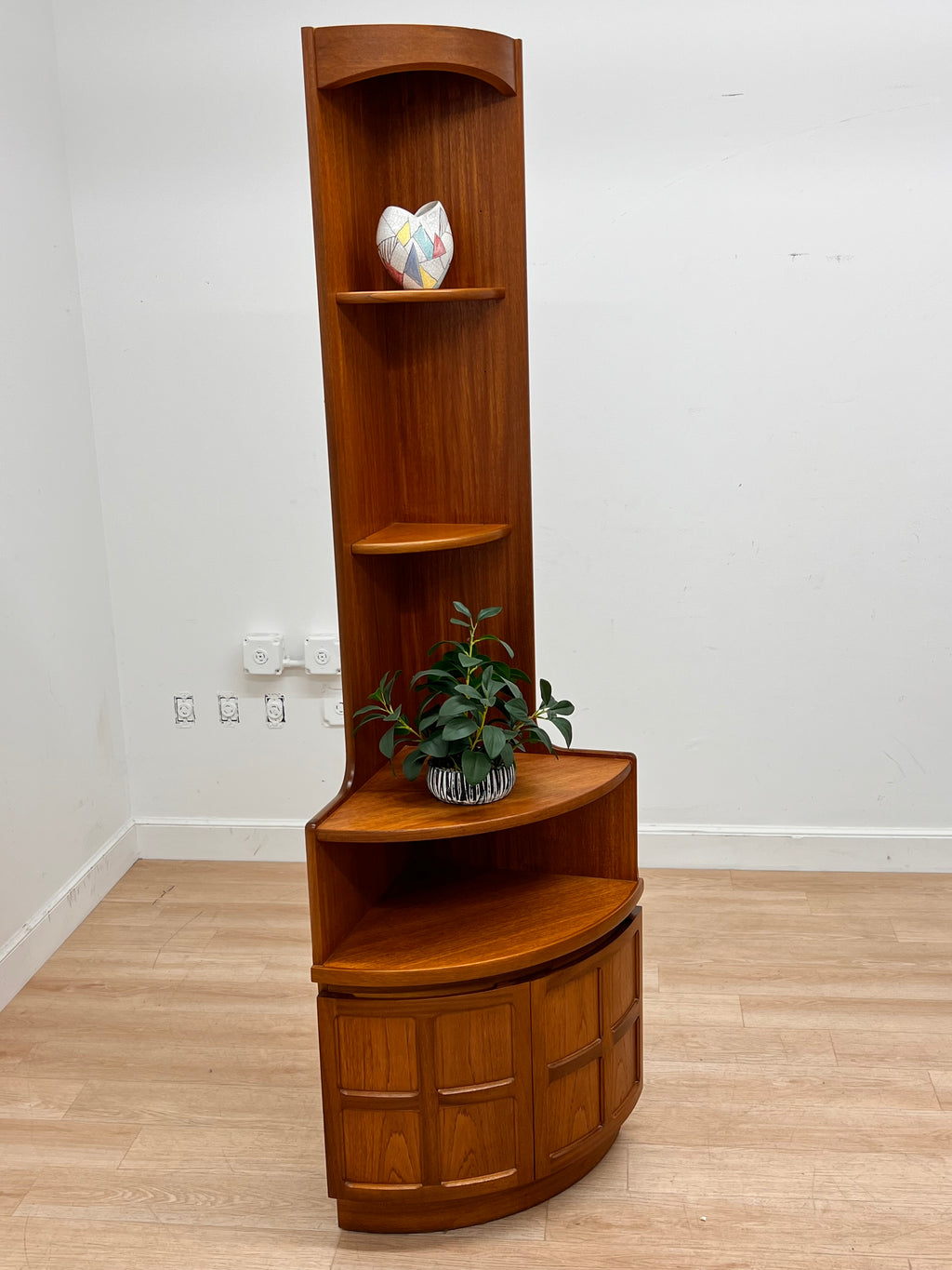 Mid Century Corner Unit/Bookshelves By Nathan Furniture of London