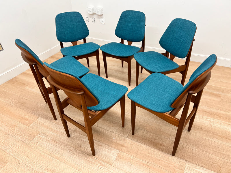 Mid Century Dining Chairs by Elliots of Newbury