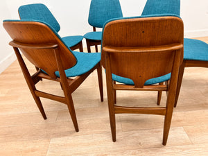 Mid Century Dining Chairs by Elliots of Newbury
