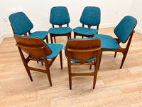 Mid Century Dining Chairs by Elliots of Newbury