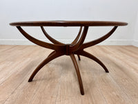 Mid Century Spider Coffee Table by V.B.Wilkins