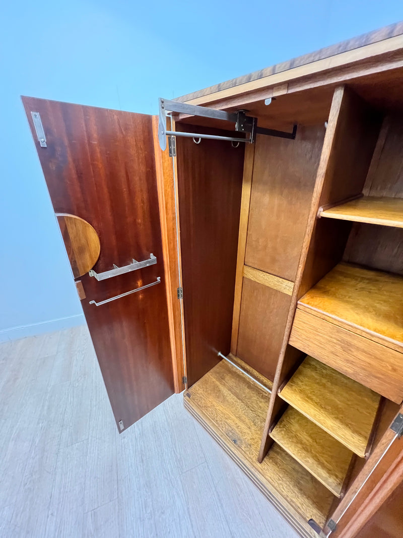 Art Deco Armoire by Salomon Hille of London