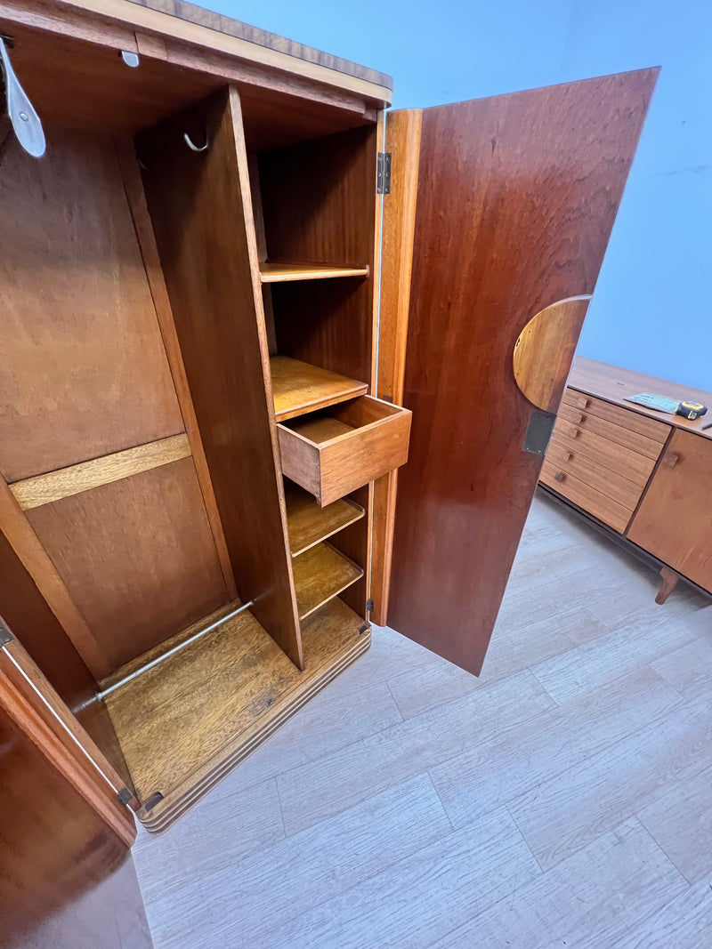 Art Deco Armoire by Salomon Hille of London