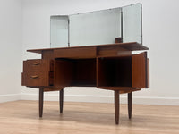 Mid Century Triple Mirror Vanity by G Plan