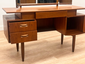 Mid Century Triple Mirror Vanity by G Plan