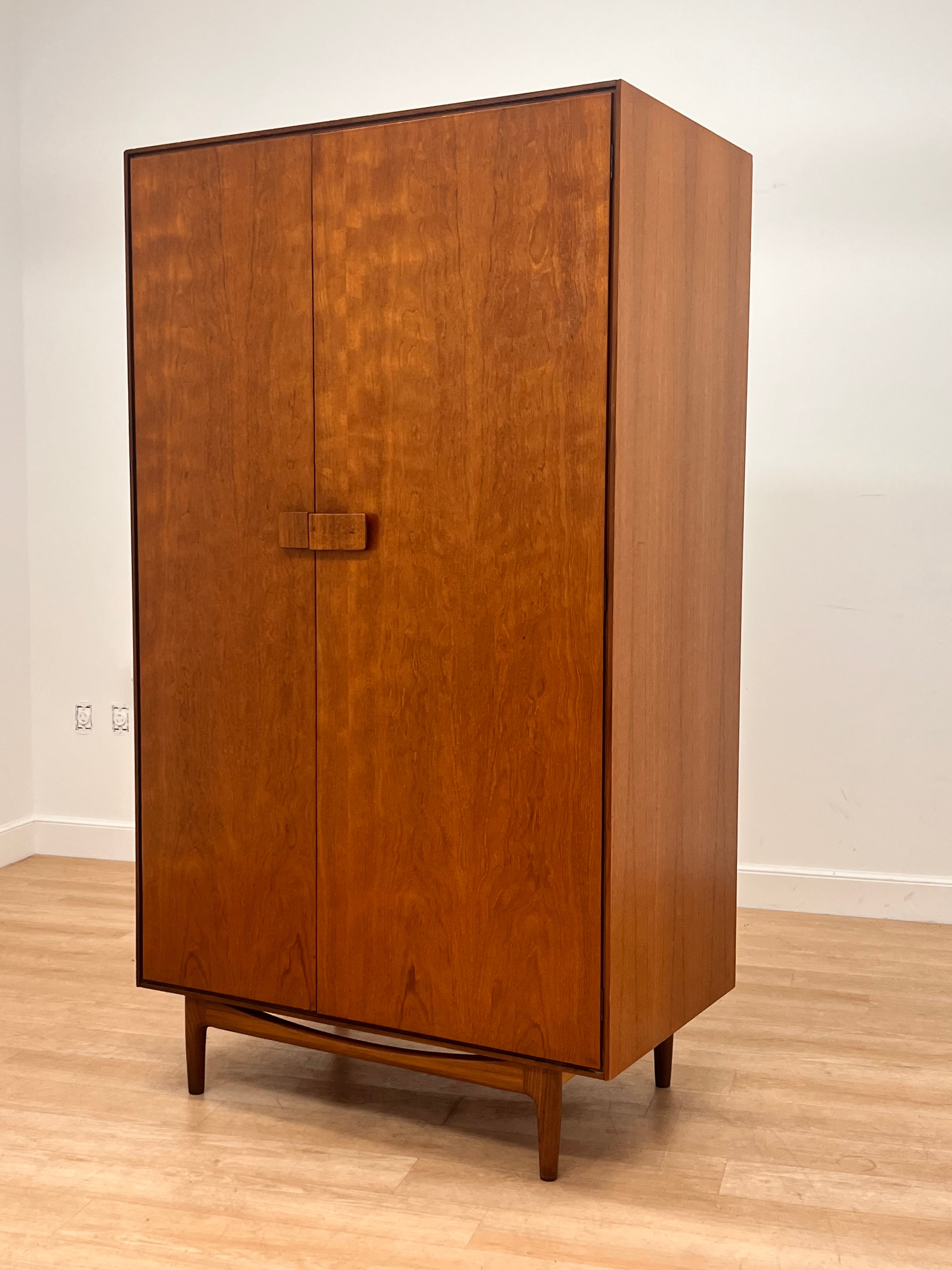 Mid century modern armoire wardrobe discount