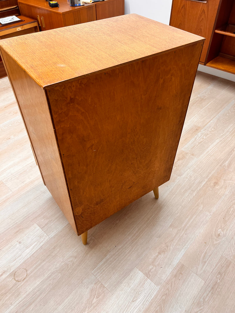 Mid Century Maple Drawer set by Avalon Furniture..