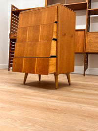 Mid Century Maple Drawer set by Avalon Furniture..