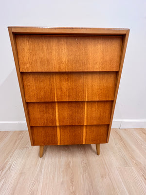 Mid Century Maple Drawer set by Avalon Furniture..
