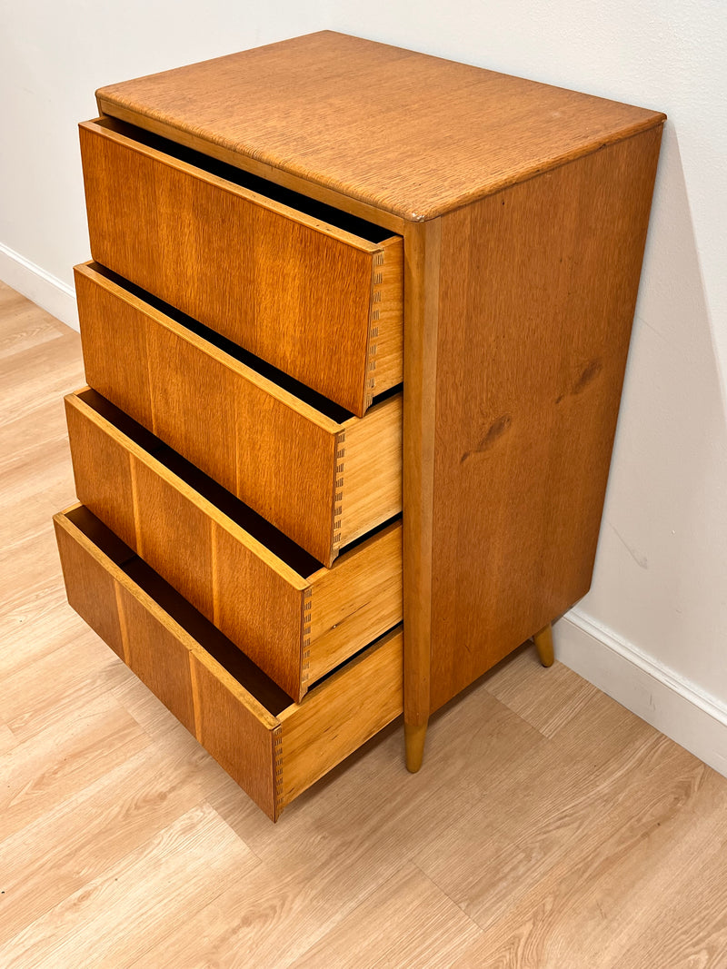 Mid Century Maple Drawer set by Avalon Furniture..