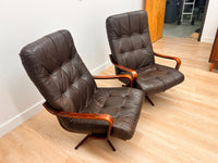 Pair of Mid Century Chairs by Ekornes of Norway