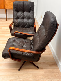 Pair of Mid Century Chairs by Ekornes of Norway