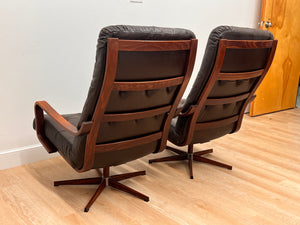 Pair of Mid Century Chairs by Ekornes of Norway