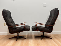 Pair of Mid Century Chairs by Ekornes of Norway