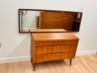 Mid Century Dresser and Mirror set