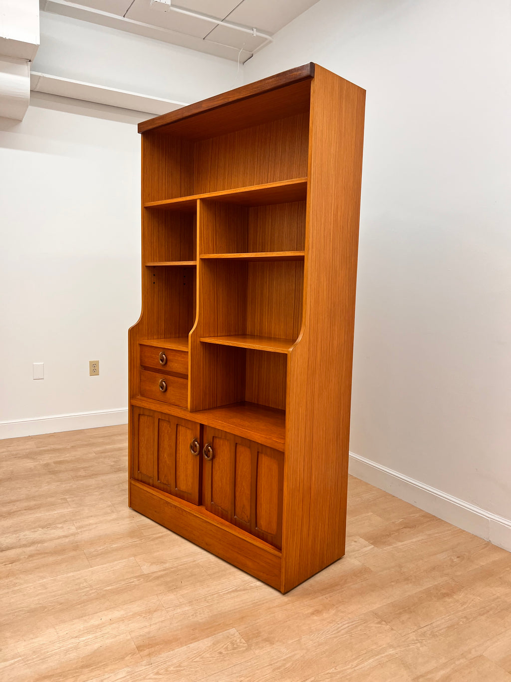 Mid Century Book/China Cabinet by Stonehill Furniture