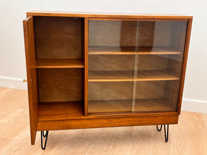 Mid Century China Cabinet by Morris of Glasgow Scotland