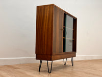 Mid Century China Cabinet by Morris of Glasgow Scotland