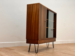 Mid Century China Cabinet by Morris of Glasgow Scotland