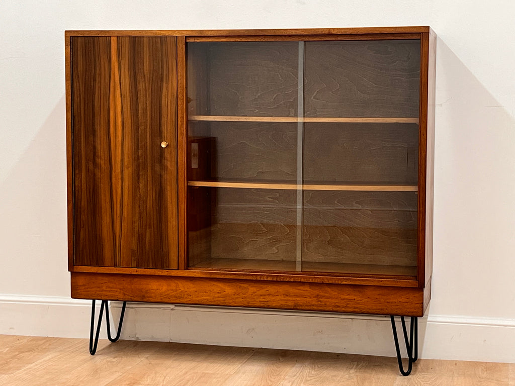Mid Century China Cabinet by Morris of Glasgow Scotland