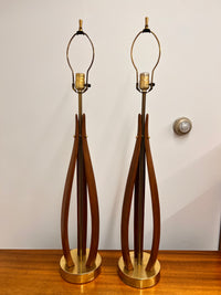 Mid Century Lamp Pair