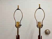 Mid Century Lamp Pair