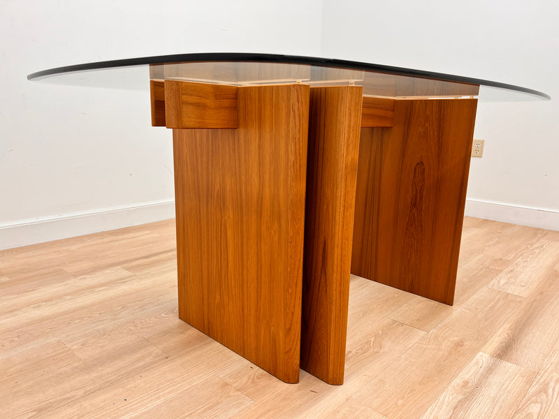 Mid Century Dining Table by Gustav Gaarde for Trekanten