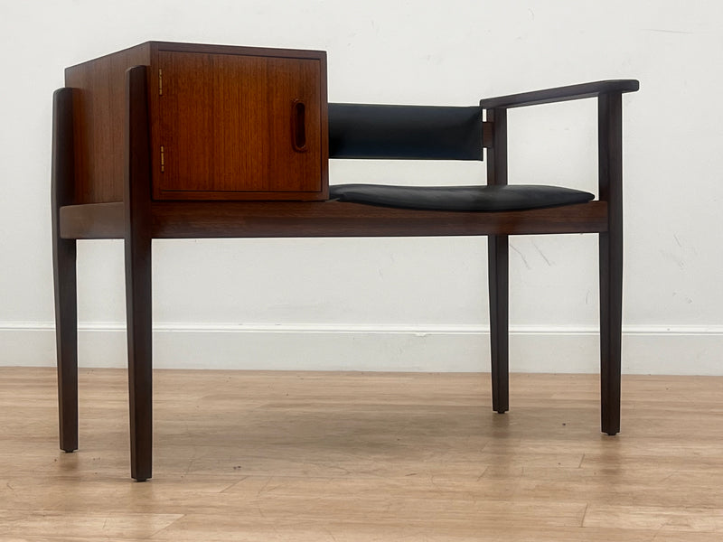 Mid Century Telephone Bench Danish