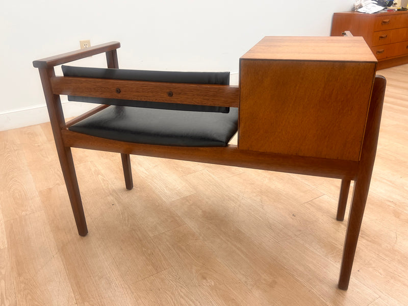 Mid Century Telephone Bench Danish