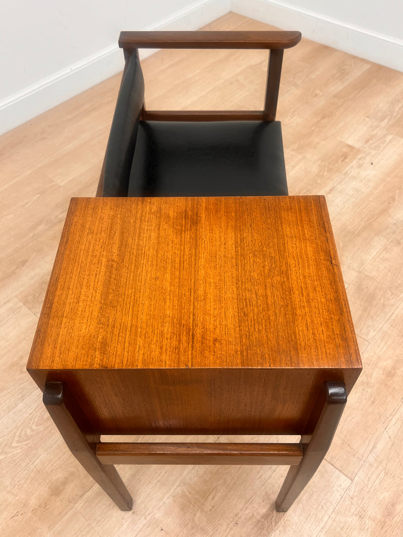 Mid Century Telephone Bench Danish