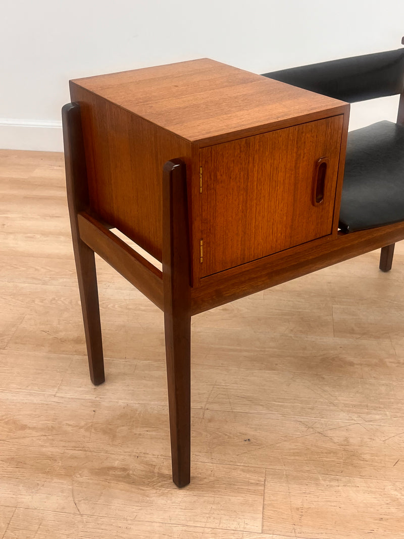 Mid Century Telephone Bench Danish