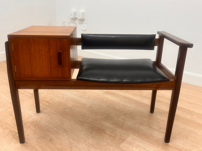 Mid Century Telephone Bench Danish
