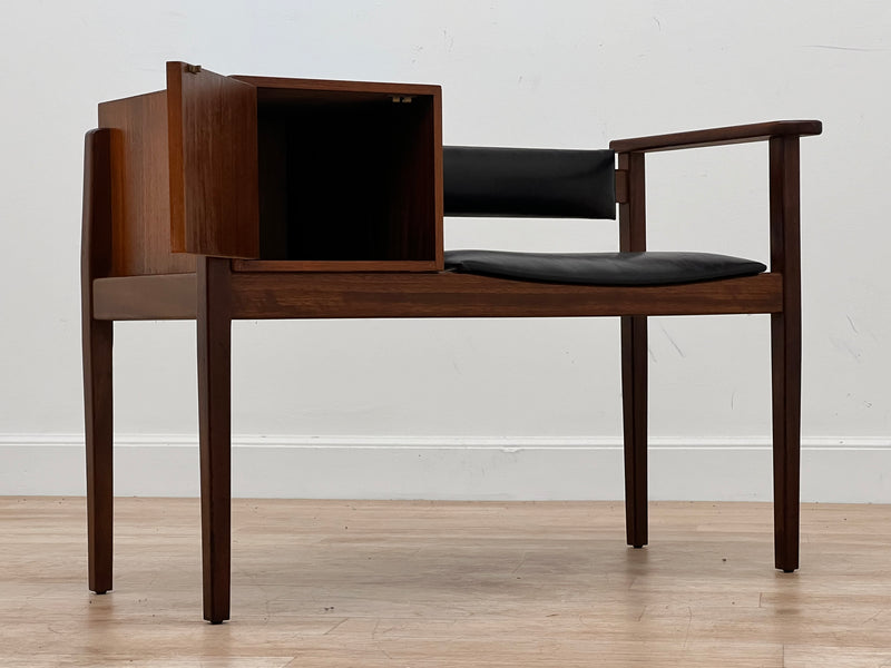 Mid Century Telephone Bench Danish