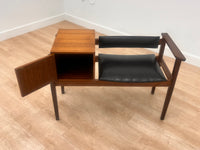 Mid Century Telephone Bench Danish