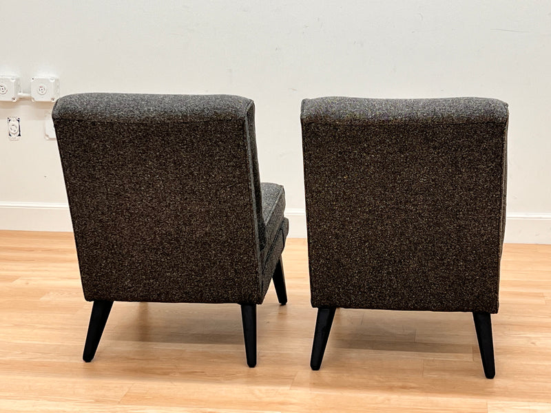 Mid Century Slipper chairs (pair) by Jitona