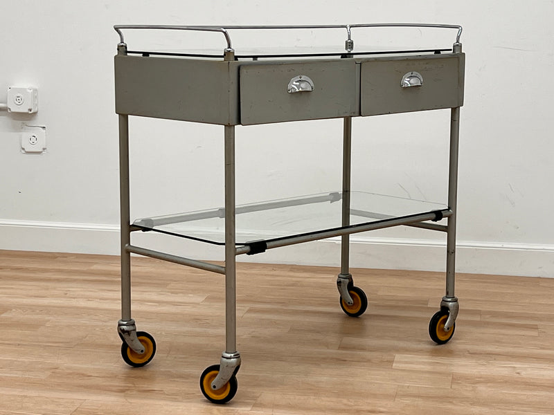 Mid Century industrial Medical Trolley 1950s