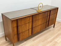 Mid Century Credenza/Mirror by Barney Flagg for Drexel